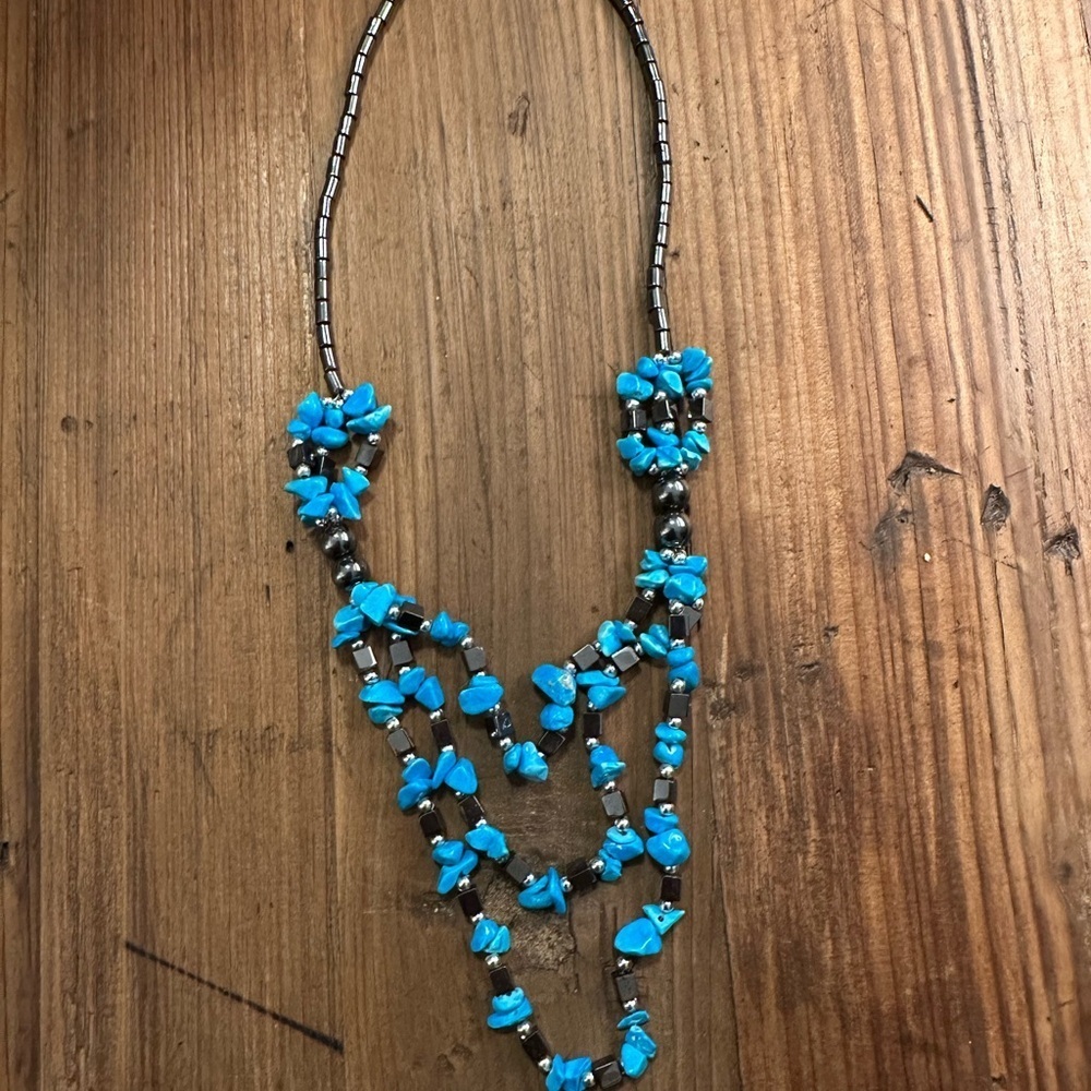 Turquoise Beaded Necklace